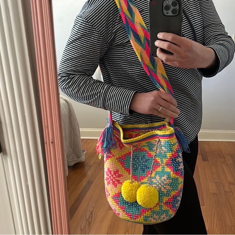 Wayuu Authentic Colombian Mochila handwoven bag
